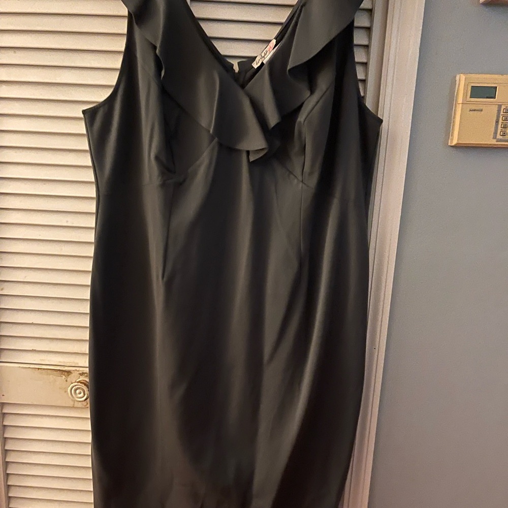 ELF Black Ruffled Mini Dress from Macy’s